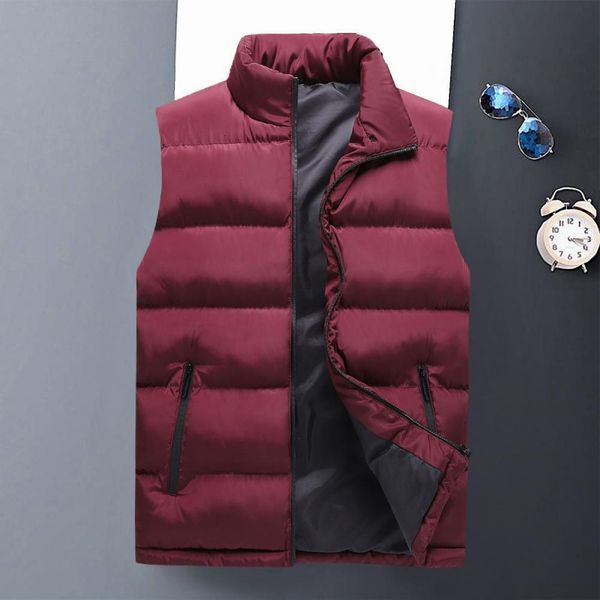 men's vests warm thick waistcoat jacket autumn winter sleeveless male e homme 221130, Black;white
men's vests warm thick waistcoat jacket autumn winter sleeveless male e homme 221130, Black;white