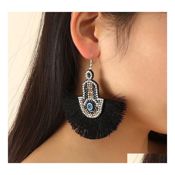 dangle chandelier fashion jewelry blue eyes dangle earrings for women handmade tassels rhinestone fatima palm evil eye drop deliver dhvgn, Silver
dangle chandelier fashion jewelry blue eyes dangle earrings for women handmade tassels rhinestone fatima palm evil eye drop deliver dhvgn, Silver