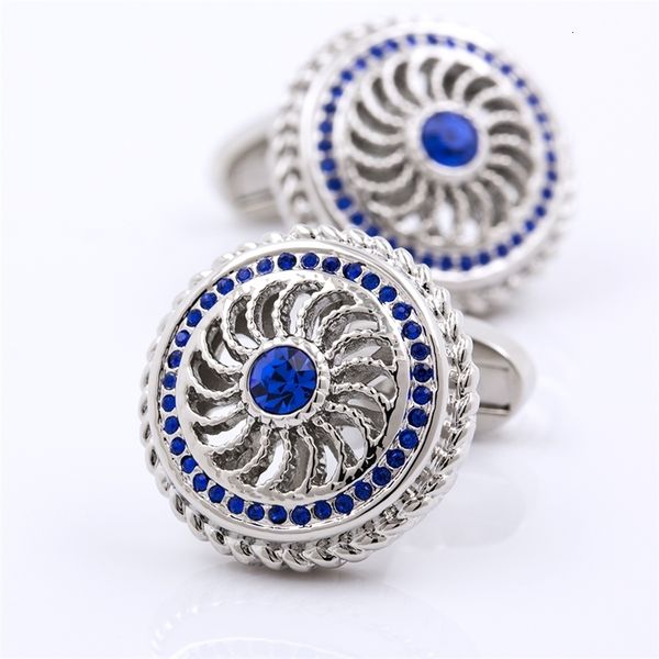 cuff links kflk jewelry for men in blue crystal cufflinks shirts button brand luxury wedding guests 221130, Silver
cuff links kflk jewelry for men in blue crystal cufflinks shirts button brand luxury wedding guests 221130, Silver