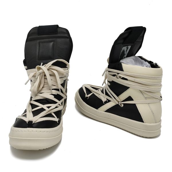 men's casual rick shoes high street brand pentagram design male sneakers ro owens women's sports shoes v9w2, Black
men's casual rick shoes high street brand pentagram design male sneakers ro owens women's sports shoes v9w2, Black