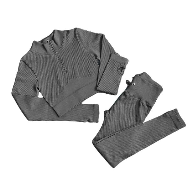 yoga outfit streamline ribbed seamless half zip drawstring 7 colors designer gym workout clothes pullover long sleeve sports leggings pants
yoga outfit streamline ribbed seamless half zip drawstring 7 colors designer gym workout clothes pullover long sleeve sports leggings pants