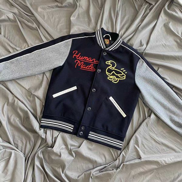 men's coat baseball uniform human make jacket cotton duck love embroidered lovers ins celebrity fashion hip hop x4c9 unique niche x, Black;brown
men's coat baseball uniform human make jacket cotton duck love embroidered lovers ins celebrity fashion hip hop x4c9 unique niche x, Black;brown