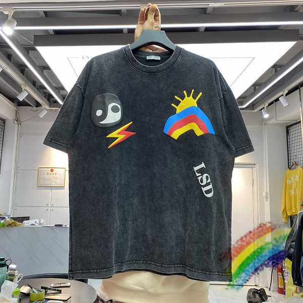 men's t-shirts nice washed puff print rainbowt shirt men women heavy fabric t-shirt summer style tee t221130, White;black
men's t-shirts nice washed puff print rainbowt shirt men women heavy fabric t-shirt summer style tee t221130, White;black