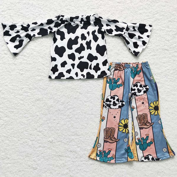 rts baby girl clothes set long sleeve western style kids clothes girls boutique bell bottom outfits cactus cow print fashion children outfit, White
rts baby girl clothes set long sleeve western style kids clothes girls boutique bell bottom outfits cactus cow print fashion children outfit, White