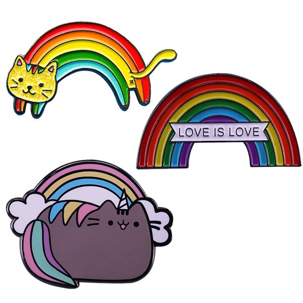 cartoons rainbow cat unicorn lgbtq gay pride enamel pin brooches bag lapel pins cartoon anime badge backpack decoration jewelry, Blue
cartoons rainbow cat unicorn lgbtq gay pride enamel pin brooches bag lapel pins cartoon anime badge backpack decoration jewelry, Blue