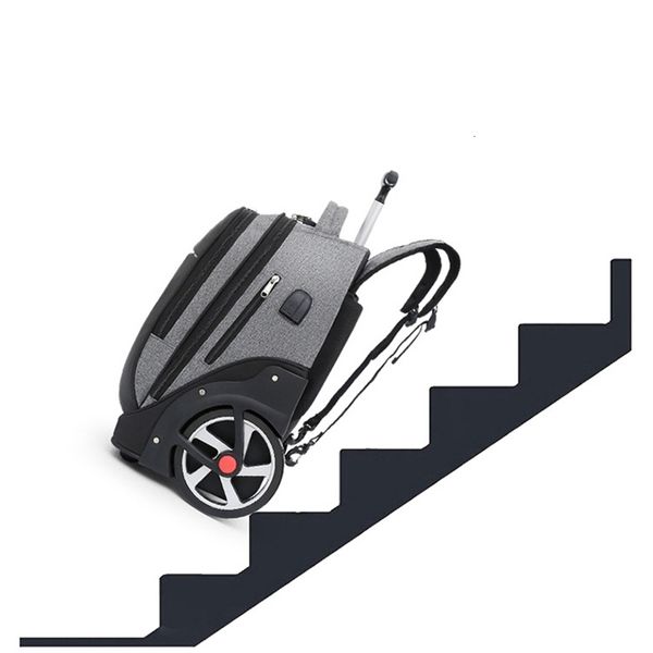 suitcases 18 inch wheeled schoolbag trolley bag big wheel rolling luggage backpack anti theft waterproof usb charging travel bags 221130
suitcases 18 inch wheeled schoolbag trolley bag big wheel rolling luggage backpack anti theft waterproof usb charging travel bags 221130