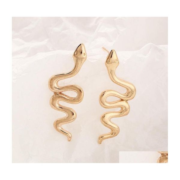stud fashion jewelry retro metal snake stud earrings for women golden snakes drop delivery dhouw, Golden;silver
stud fashion jewelry retro metal snake stud earrings for women golden snakes drop delivery dhouw, Golden;silver