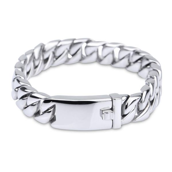 pure titanium jewelry men fashion curb cuban link chain bracelets high polished wristbands bangle pulseras brace lace 20cm 22cm 2276, Black
pure titanium jewelry men fashion curb cuban link chain bracelets high polished wristbands bangle pulseras brace lace 20cm 22cm 2276, Black