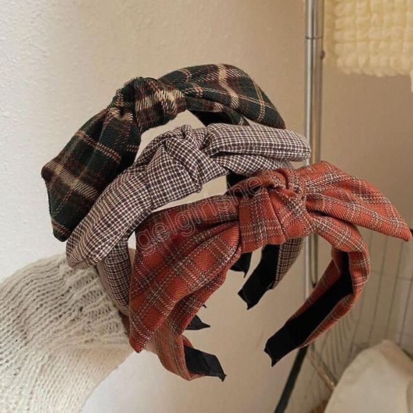 fashion women headband big bow knot hairband women warm casual turban winter classic plaid hair accessories, Slivery;white
fashion women headband big bow knot hairband women warm casual turban winter classic plaid hair accessories, Slivery;white