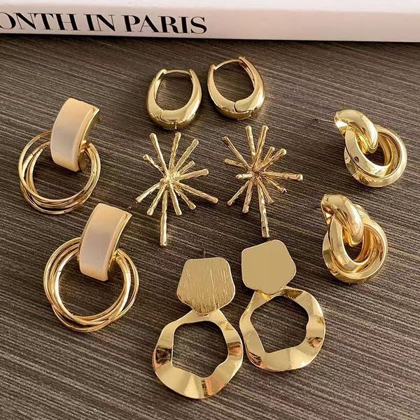fashion sliver 925 luxury brand dangles earrings hoop earring korean big smooth circle vintage earrings for women gift, Silver
fashion sliver 925 luxury brand dangles earrings hoop earring korean big smooth circle vintage earrings for women gift, Silver