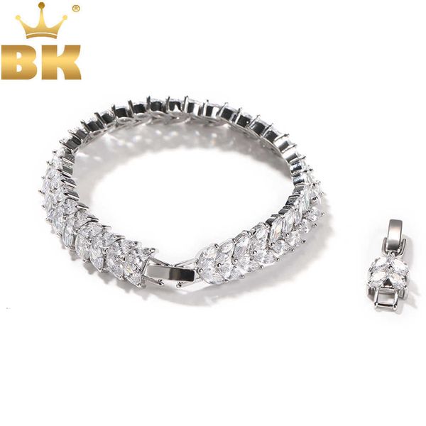 bracelet chain the bling king 9mm wheat shape cz plus extension link iced out cubic zirconia luxury hiphop jewelry, Black
bracelet chain the bling king 9mm wheat shape cz plus extension link iced out cubic zirconia luxury hiphop jewelry, Black