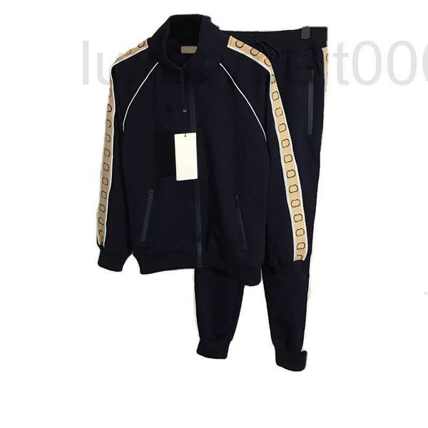 men's tracksuits designer letter jacquard webbing tracksuit patchwork long sleeve women coat with zipper high waist casual sport pants, Gray
men's tracksuits designer letter jacquard webbing tracksuit patchwork long sleeve women coat with zipper high waist casual sport pants, Gray