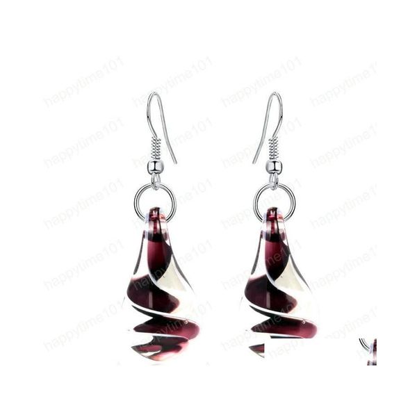 dangle chandelier special flat drop smooth inspired rotate pendant earrings spiral flower glass style crystal long for party femal dhc09, Silver
dangle chandelier special flat drop smooth inspired rotate pendant earrings spiral flower glass style crystal long for party femal dhc09, Silver