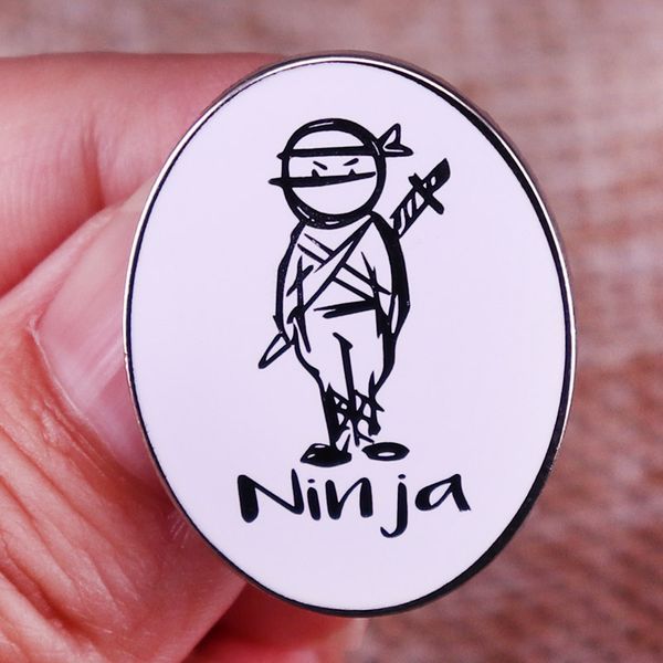 linear flat ninja manga enamel pins lapel pin shirt bag badge jewelry gift for friends, Blue
linear flat ninja manga enamel pins lapel pin shirt bag badge jewelry gift for friends, Blue