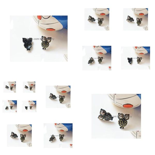 stud fashion jewelry black owl stud earrings women drop delivery dh1wm, Golden;silver
stud fashion jewelry black owl stud earrings women drop delivery dh1wm, Golden;silver