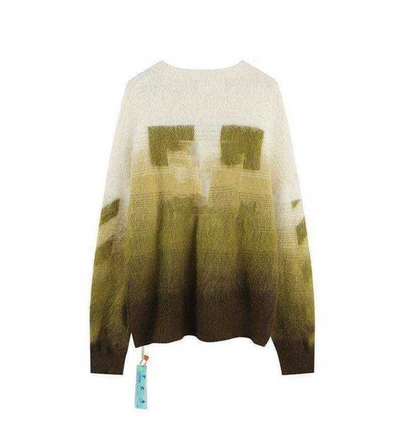 sweaters for women popular brand designer hoodies off gradient loose casual knit men's and women's long sleeve coats dark green, White;black
sweaters for women popular brand designer hoodies off gradient loose casual knit men's and women's long sleeve coats dark green, White;black