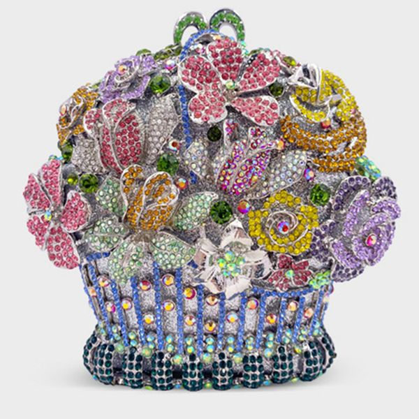 evening bags 10 colors flower basket shape diamond clutches women crystal mini money coin purse multicolor green/yellow party 221130
evening bags 10 colors flower basket shape diamond clutches women crystal mini money coin purse multicolor green/yellow party 221130