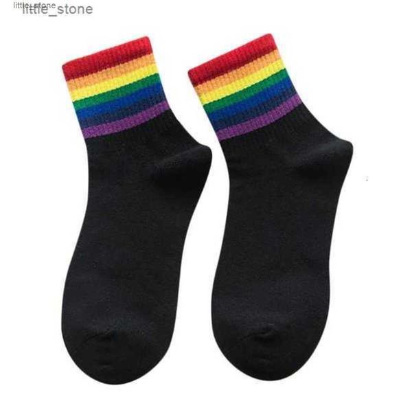 men's socks winter women's rainbow striped cotton fashion warm chrismas gift casual tide harajuku cute korean poe4bo, Black
men's socks winter women's rainbow striped cotton fashion warm chrismas gift casual tide harajuku cute korean poe4bo, Black