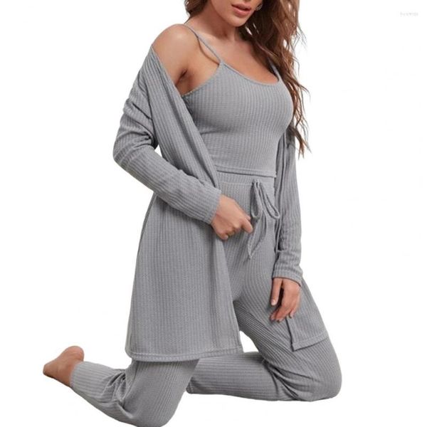 women's two piece pants autumn coat set solid color cardigan elastic waist low-cut three-piece casual knit loose fall women outfit, White
women's two piece pants autumn coat set solid color cardigan elastic waist low-cut three-piece casual knit loose fall women outfit, White