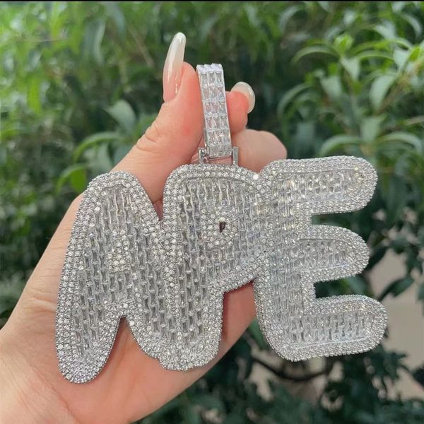 new fashion trendy necklace gold silver colors iced out baguettes cz diy custom name letter pendant hiphop jewelry with 3mm 24inch rope chai
new fashion trendy necklace gold silver colors iced out baguettes cz diy custom name letter pendant hiphop jewelry with 3mm 24inch rope chai