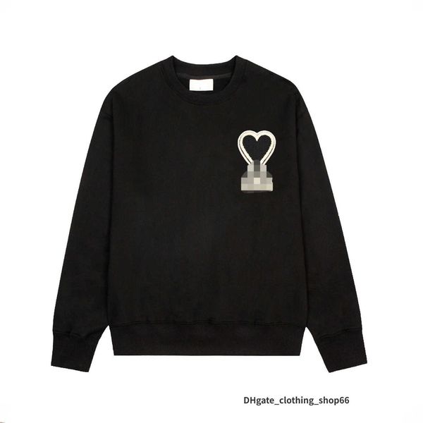 hoodie male and female designers amis paris hooded quality sweater embroidered red love winter round neck jumper couple sweatshirts tm32, Black
hoodie male and female designers amis paris hooded quality sweater embroidered red love winter round neck jumper couple sweatshirts tm32, Black