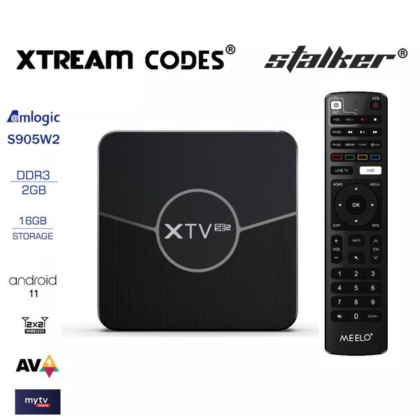 meelo xtv se2 android 11 tv box media decoder 2.4g/5g wifi smartes stalker player amlogic s905w2 2gb 16gb vs xtv pro
meelo xtv se2 android 11 tv box media decoder 2.4g/5g wifi smartes stalker player amlogic s905w2 2gb 16gb vs xtv pro