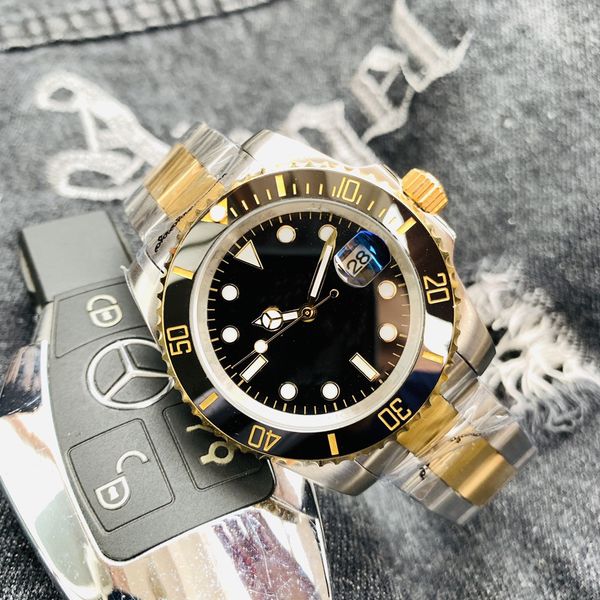 classic designer black green men's watch 316 stainless steel fully automatic movement 41mm folding buckle mechanical watch, Slivery;brown
classic designer black green men's watch 316 stainless steel fully automatic movement 41mm folding buckle mechanical watch, Slivery;brown