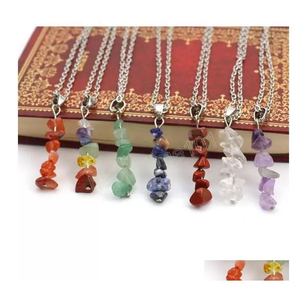 pendant necklaces irregar natural crystal stone pendant necklaces with sier plated chain for women men fashion decor jewelry drop de dhoc8, Silver
pendant necklaces irregar natural crystal stone pendant necklaces with sier plated chain for women men fashion decor jewelry drop de dhoc8, Silver