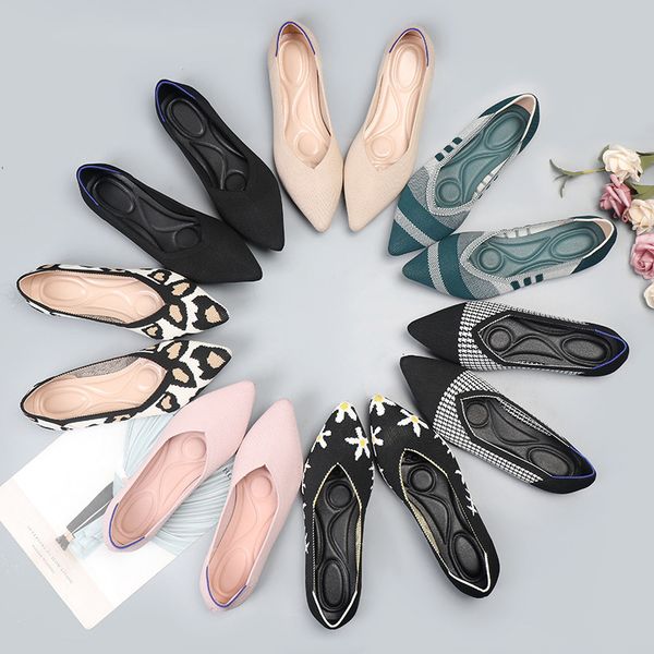 dress shoe s mesh breathable pointed toe flat fashion soft bottom knitted female casual slip on footwear loafers 221130, Black
dress shoe s mesh breathable pointed toe flat fashion soft bottom knitted female casual slip on footwear loafers 221130, Black