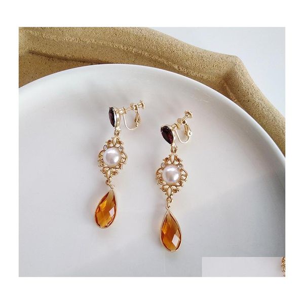 dangle chandelier korean temperament court style fashion light luxury rhinestones pearl clip earrings simple gracef ladies jewelry dhi7x, Silver
dangle chandelier korean temperament court style fashion light luxury rhinestones pearl clip earrings simple gracef ladies jewelry dhi7x, Silver