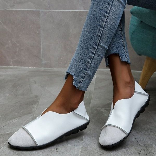 dress shoe leather moccasins mother loafers soft flats casual female driving ballet footwear comfortable round head autumn 221130, Black
dress shoe leather moccasins mother loafers soft flats casual female driving ballet footwear comfortable round head autumn 221130, Black