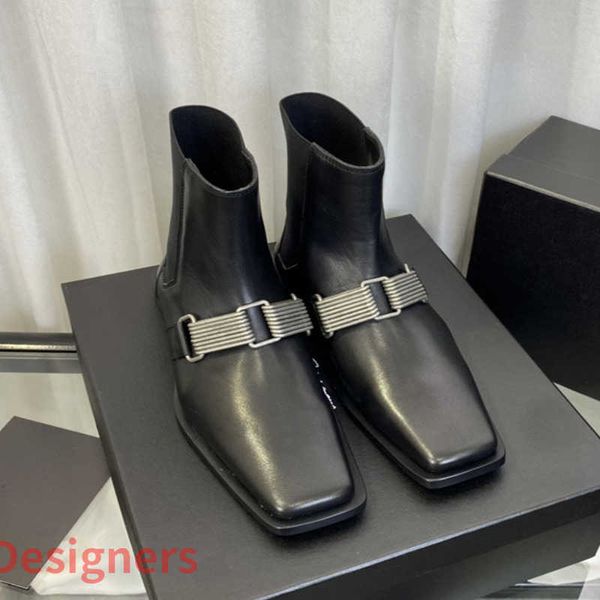 autumn and winter leather square head retro short boots chelsea boots british wind sleeve flat bottom martin boots 221201, Black
autumn and winter leather square head retro short boots chelsea boots british wind sleeve flat bottom martin boots 221201, Black