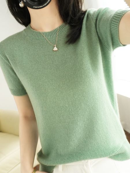 women's sweaters spring design grace simplicity o-neck short-sleeved worsted europe style cashmere sweater pullover soft 221201, White;black
women's sweaters spring design grace simplicity o-neck short-sleeved worsted europe style cashmere sweater pullover soft 221201, White;black