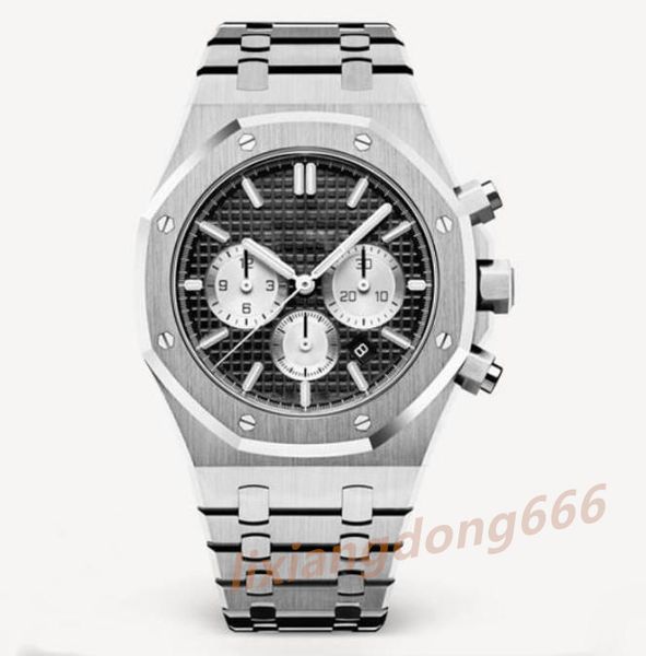 men watches 42mm multi-function dial manual scanning quartz movement chronograph stainless steel fashion men's wristwatch, Slivery;brown
men watches 42mm multi-function dial manual scanning quartz movement chronograph stainless steel fashion men's wristwatch, Slivery;brown