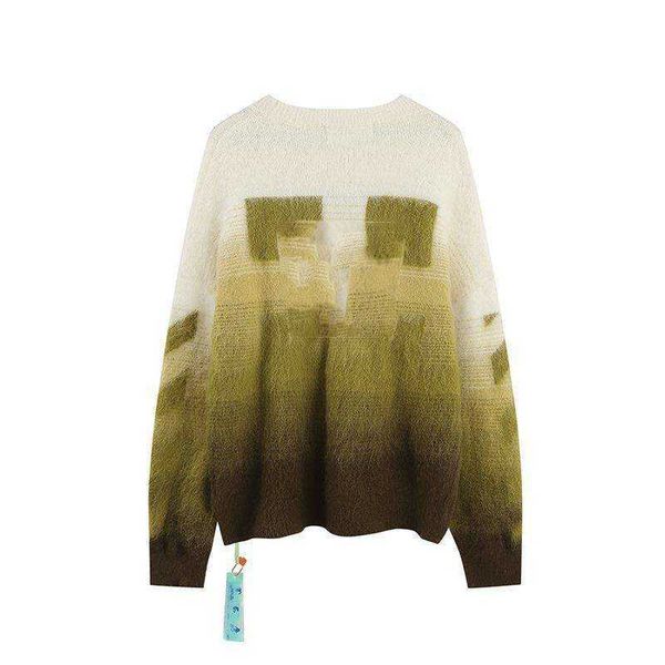 sweaters for women popular brand designer hoodies off gradient loose casual knit men's and women's long sleeve coats dark green, White;black
sweaters for women popular brand designer hoodies off gradient loose casual knit men's and women's long sleeve coats dark green, White;black