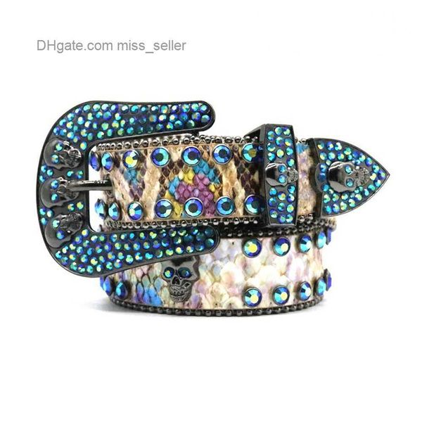 2022 designer belt bb simon rhinestone belt rivet inlaid with diamond gun color skull handmade snake skin pattern street personality pants, Black;brown
2022 designer belt bb simon rhinestone belt rivet inlaid with diamond gun color skull handmade snake skin pattern street personality pants, Black;brown