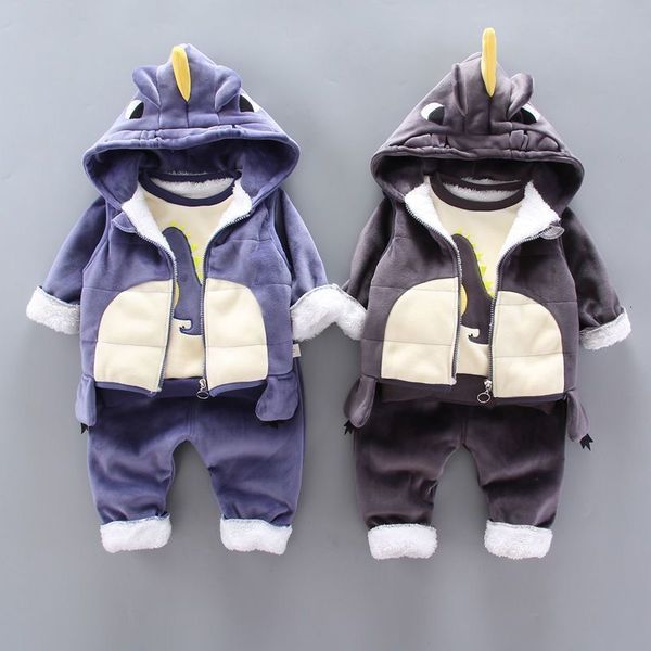 clothing sets baby boys winter plus velvet thick warm 3pcs outift cartoon dinosaur children clothes sport tracksuit set for kids 221130, White
clothing sets baby boys winter plus velvet thick warm 3pcs outift cartoon dinosaur children clothes sport tracksuit set for kids 221130, White