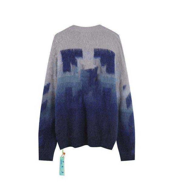 sweaters for women popular brand designer hoodies off gradient loose casual knit men's and women's long sleeve coats dark blue, White;black
sweaters for women popular brand designer hoodies off gradient loose casual knit men's and women's long sleeve coats dark blue, White;black