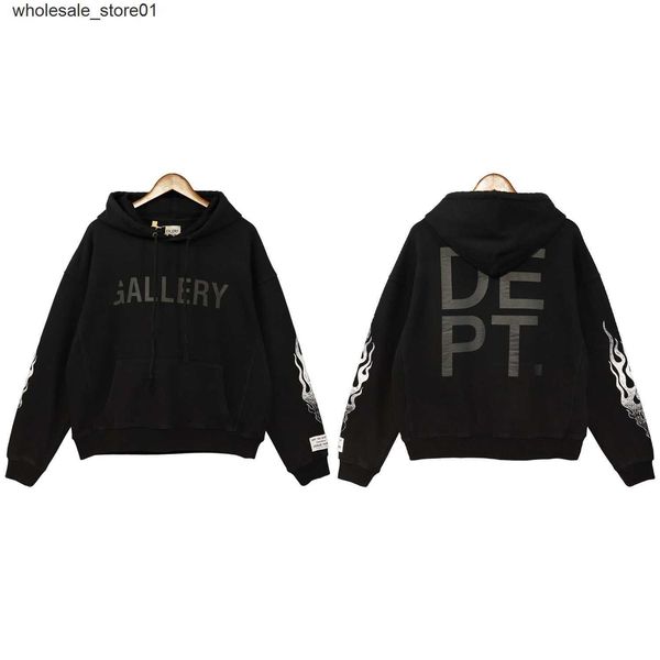 men's hoodies designer sweatshirts winter new galery dept letter printing hooded long sleeve sweater casual hoodie, Black
men's hoodies designer sweatshirts winter new galery dept letter printing hooded long sleeve sweater casual hoodie, Black