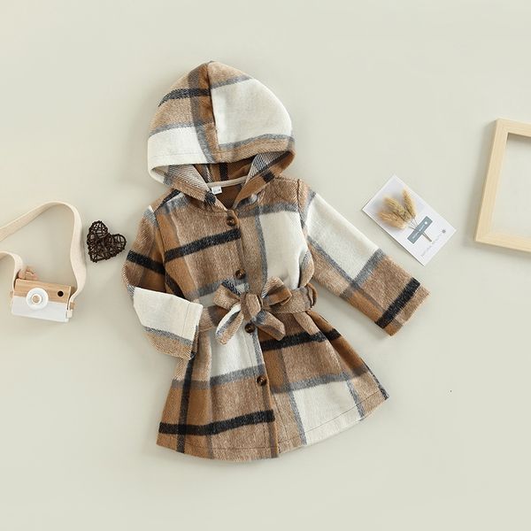 coat focusnorm 0 3y autumn winter baby girl plaid printed long sleeve hooded single breasted jacket outerwear waist belt 221130, Blue;gray
coat focusnorm 0 3y autumn winter baby girl plaid printed long sleeve hooded single breasted jacket outerwear waist belt 221130, Blue;gray