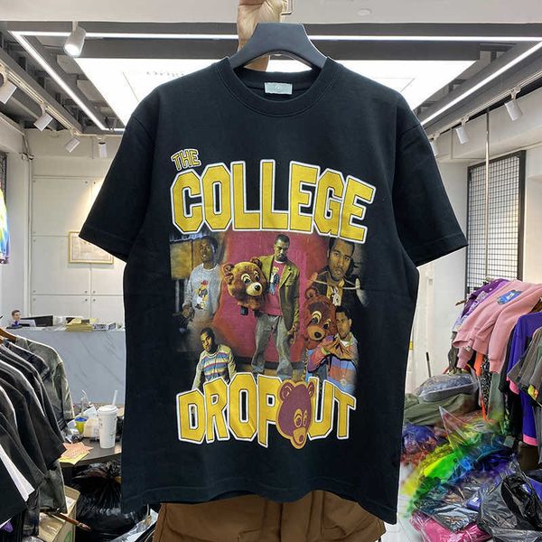 men's t-shirts 2022ss t shirt men women college dropout music album tee washed hip-hop short sleeve t221130, White;black
men's t-shirts 2022ss t shirt men women college dropout music album tee washed hip-hop short sleeve t221130, White;black