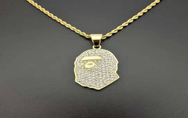 pendant necklaces hip hop bling iced out rhinestone gold color stainless steel ape man pendants necklace for men rapper jewelry5278583, Silver
pendant necklaces hip hop bling iced out rhinestone gold color stainless steel ape man pendants necklace for men rapper jewelry5278583, Silver