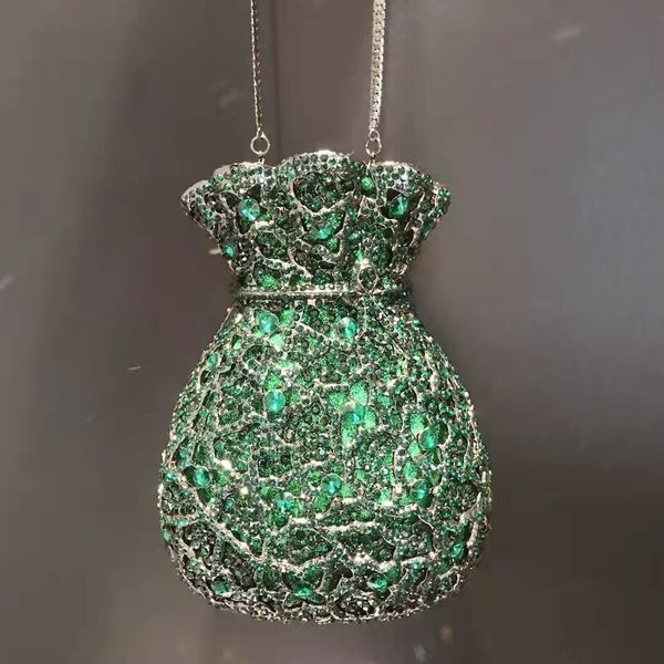 evening bags lady green flower bottle full rhinestones wedding stone clutch purse metal minaudiere handbag bridal party handbags 221130
evening bags lady green flower bottle full rhinestones wedding stone clutch purse metal minaudiere handbag bridal party handbags 221130
