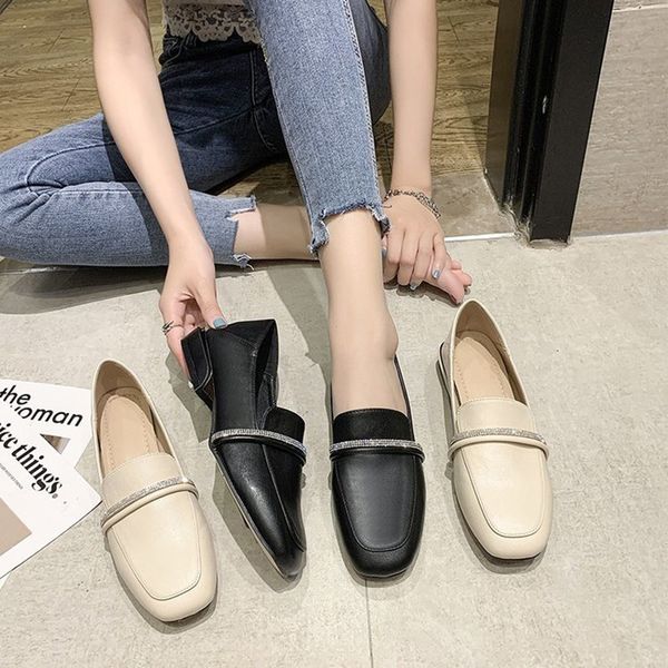 dress shoes ladies low heel faux leather retro office korean fashion comfortable 221130, Black
dress shoes ladies low heel faux leather retro office korean fashion comfortable 221130, Black
