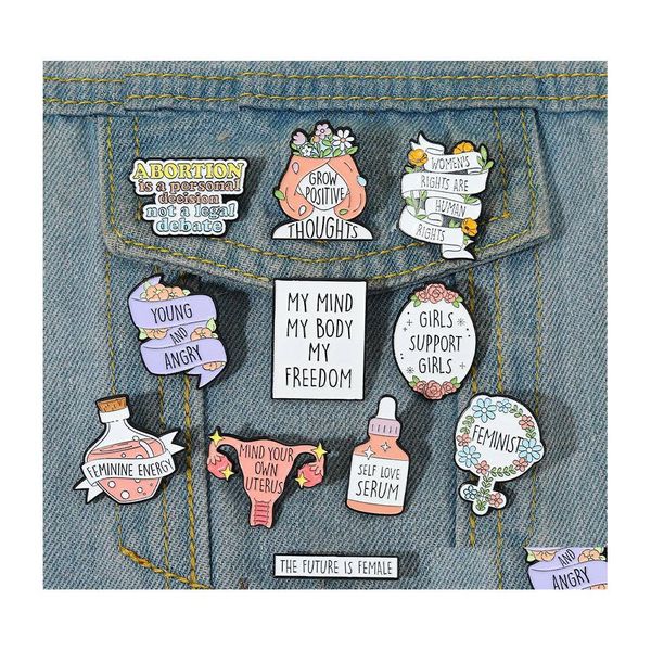 pins brooches girl power enamel pins custom feminism brooches self love the future is female lapel badges quotes jewelry gift for fr dhdmp, Gray
pins brooches girl power enamel pins custom feminism brooches self love the future is female lapel badges quotes jewelry gift for fr dhdmp, Gray