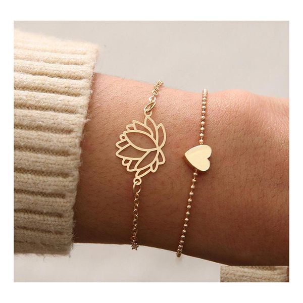 charm bracelets fashion jewelry double layer bracelet hollow out flower heart pendant bracelets drop delivery dhkrf, Golden;silver
charm bracelets fashion jewelry double layer bracelet hollow out flower heart pendant bracelets drop delivery dhkrf, Golden;silver