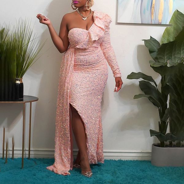 2022 winter african dresses fashion new shoulder beads miss dressing long dress european and american large women, White;black
2022 winter african dresses fashion new shoulder beads miss dressing long dress european and american large women, White;black