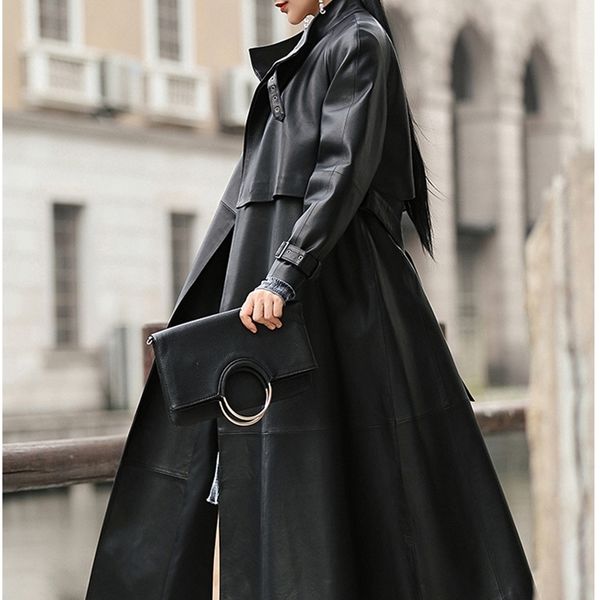 women s jackets nerazzurri spring black long leather trench coat for belt raglan sleeve autumn faux fashion l221130, Black;brown
women s jackets nerazzurri spring black long leather trench coat for belt raglan sleeve autumn faux fashion l221130, Black;brown