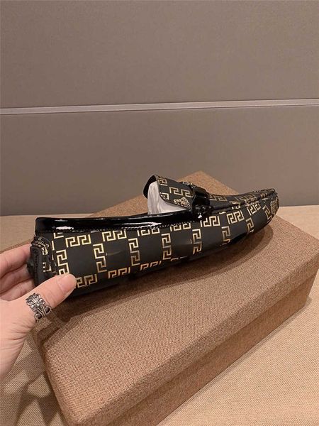 shoes men's business casual in summer comfortable leather surface with soft soles and lofook bean shoes, Black
shoes men's business casual in summer comfortable leather surface with soft soles and lofook bean shoes, Black