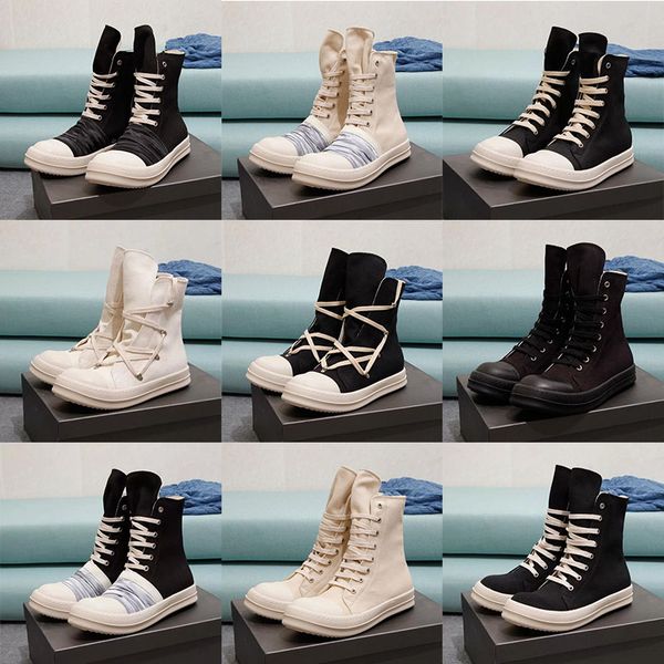 designer boots glunge rick boot for men women high owen booties black lace up shoe gothic breathable canvas shoes with box
designer boots glunge rick boot for men women high owen booties black lace up shoe gothic breathable canvas shoes with box